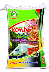 KOMIX CP dùng cho thanh long (8-4-8) - Phân Bón Komix - Công Ty Cổ Phần Thiên Sinh